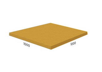 Резиновая плитка 1000х1000х20 мм,  Rubblex Standart